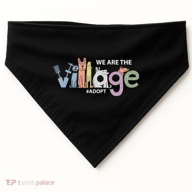 We Are The Village Adopt USA-Made Doggie Bandana