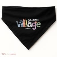 We Are The Village Adopt USA-Made Doggie Bandana thumb 0