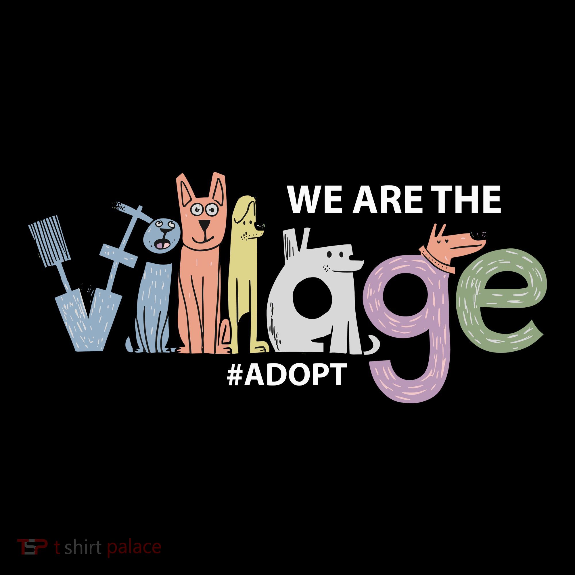 We Are The Village Adopt Coaster