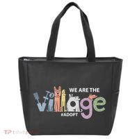 We Are The Village Adopt Tote Bag thumb 0