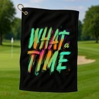 What A Time Golf Towel thumb 1