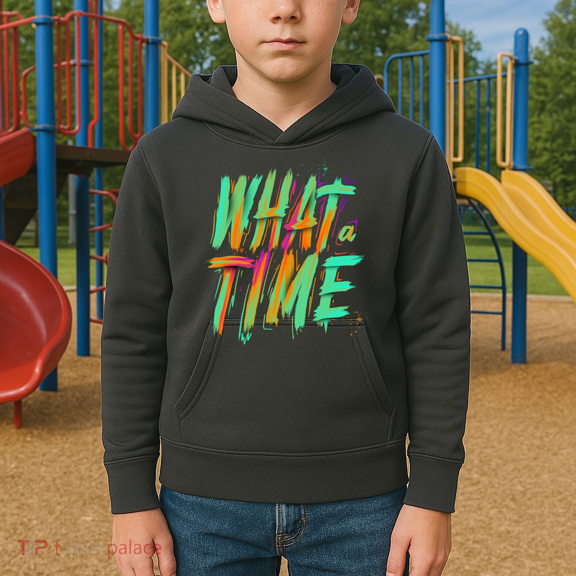 What A Time Kids Hoodie