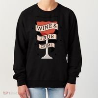 Wine And True Crime Women's Sweatshirt thumb 0