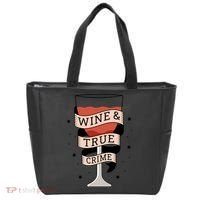 Wine And True Crime Tote Bag thumb 0