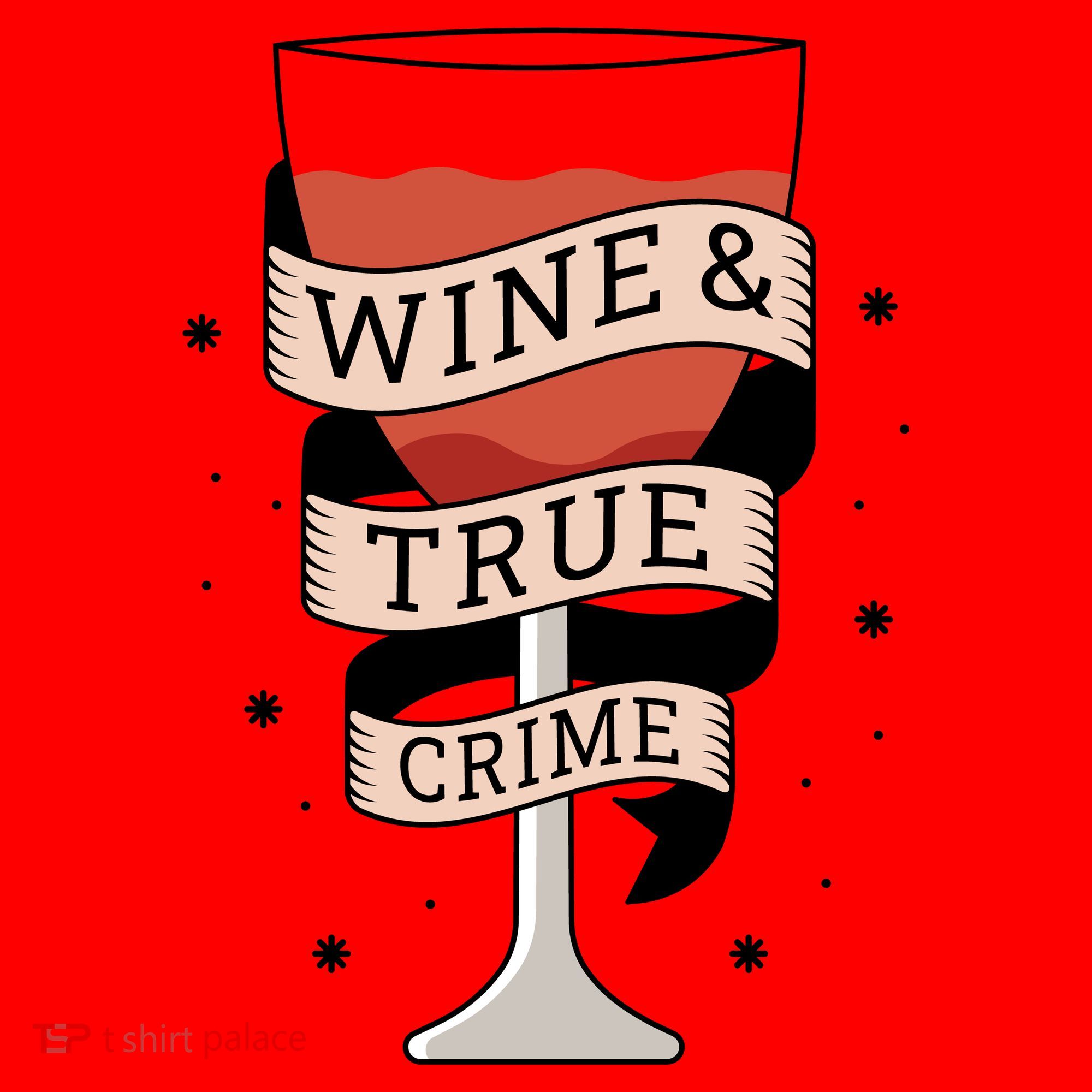 Wine And True Crime Santa Hat