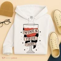 Wine And True Crime Hoodie thumb 4