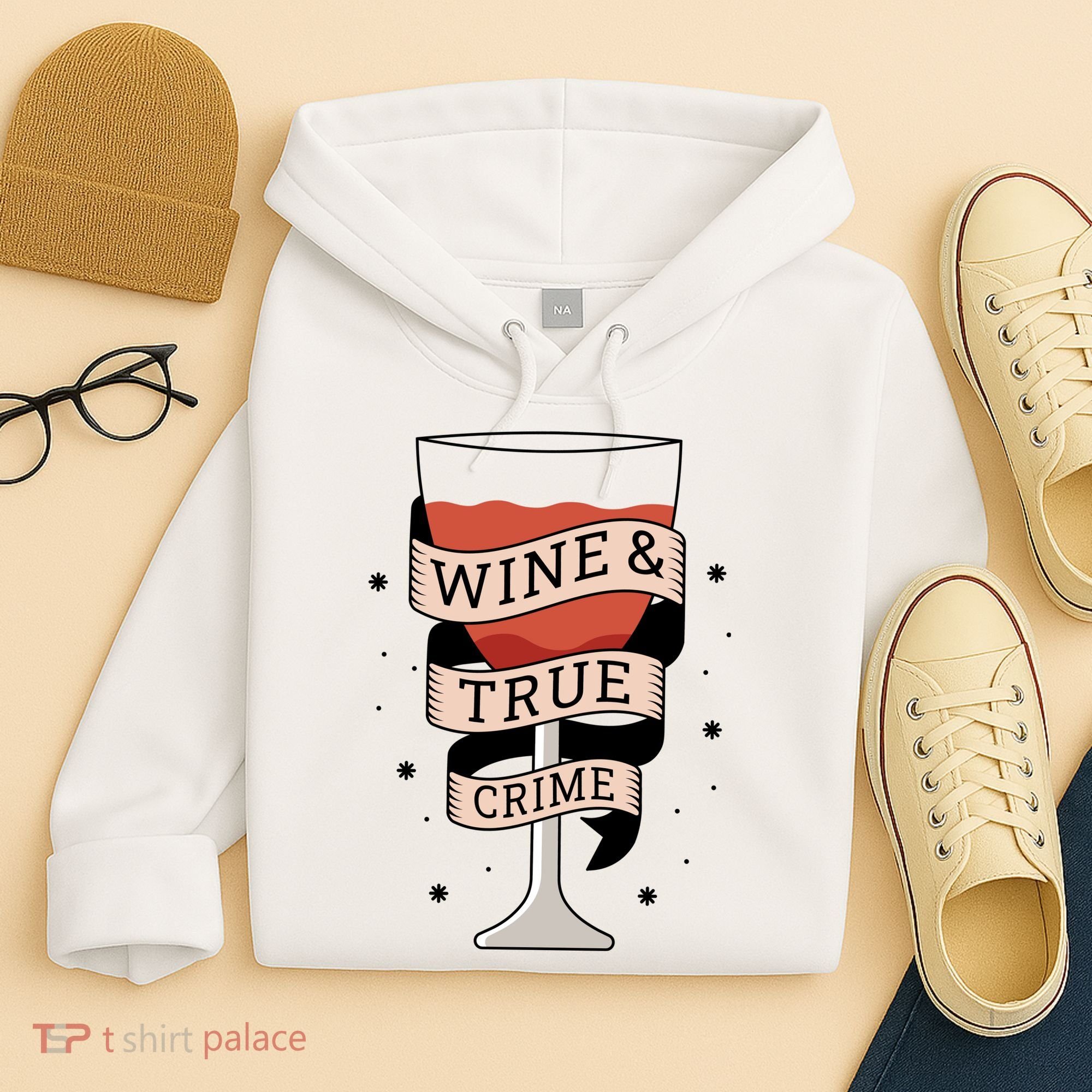 Wine And True Crime Hoodie