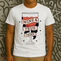 Wine And True Crime T-Shirt thumb 3
