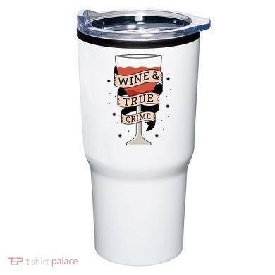 Wine And True Crime Tumbler