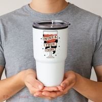 Wine And True Crime Tumbler thumb 2