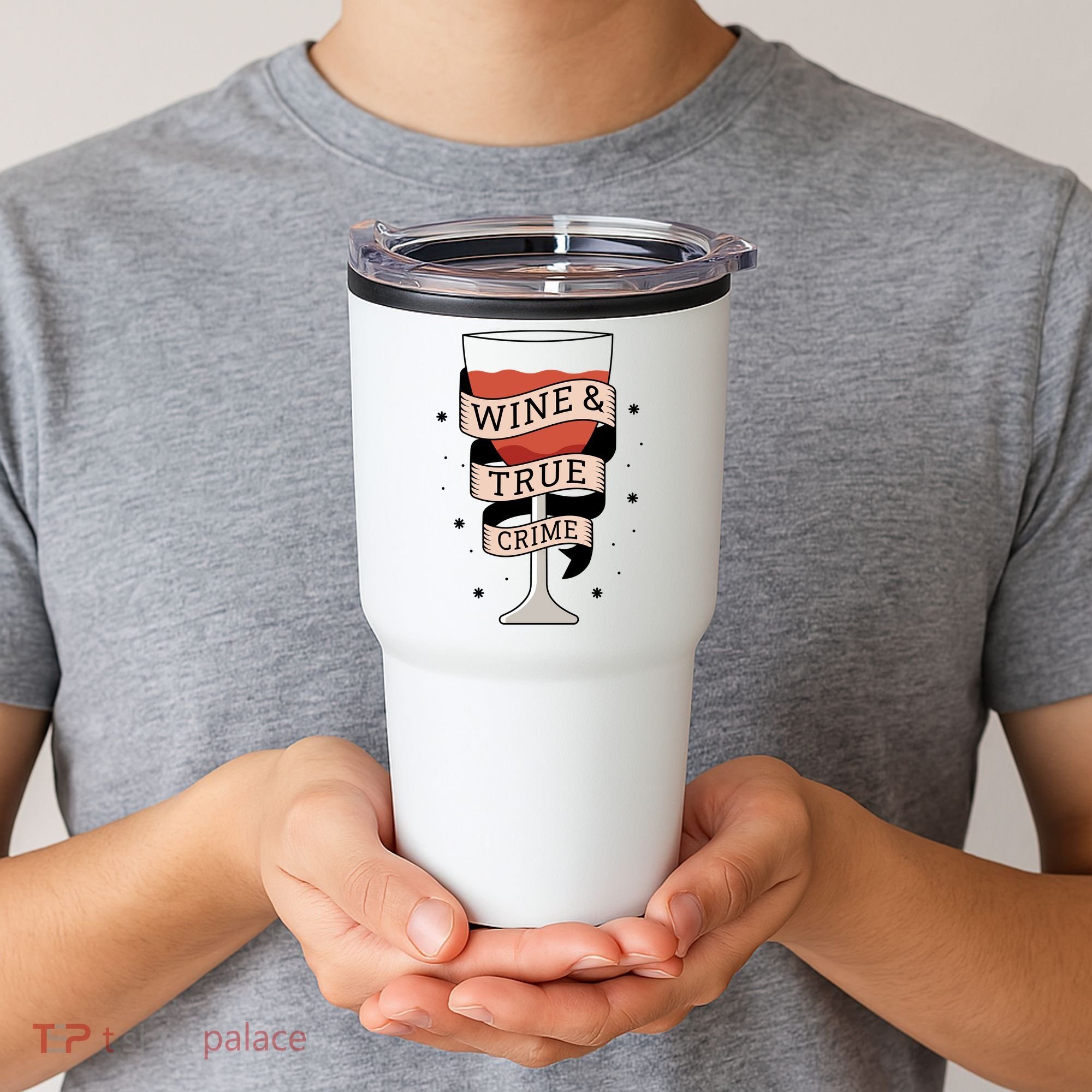 Wine And True Crime Tumbler