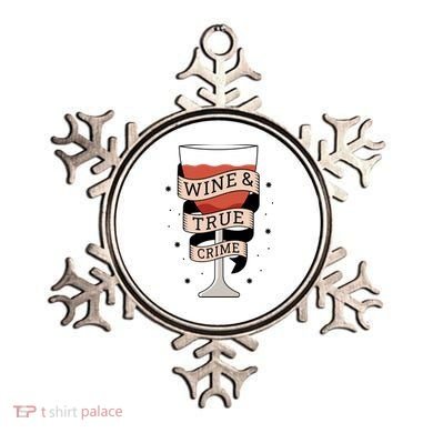 Wine And True Crime Ornament