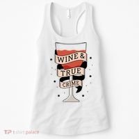 Wine And True Crime Women's Tank Top thumb 0
