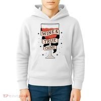 Wine And True Crime Kids Hoodie thumb 4