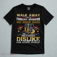 Walk Away This Forklift Operator Forklift Operator T-Shirt thumb 5