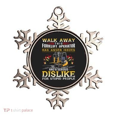 Walk Away This Forklift Operator Forklift Operator Ornament