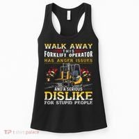 Walk Away This Forklift Operator Forklift Operator Women's Tank Top thumb 0