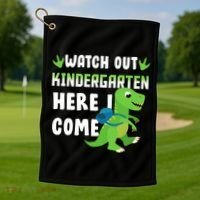 Watch Out Kindergarten Here I Come Golf Towel thumb 1