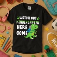 Watch Out Kindergarten Here I Come Kids T-Shirt thumb 3