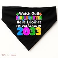 Watch Out! Kindergarten Here I Come! Future Class of 2033 USA-Made Doggie Bandana thumb 0