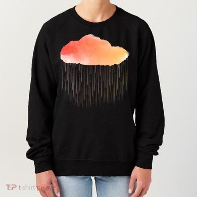 Water Color Cloud Rainy Day Women's Sweatshirt