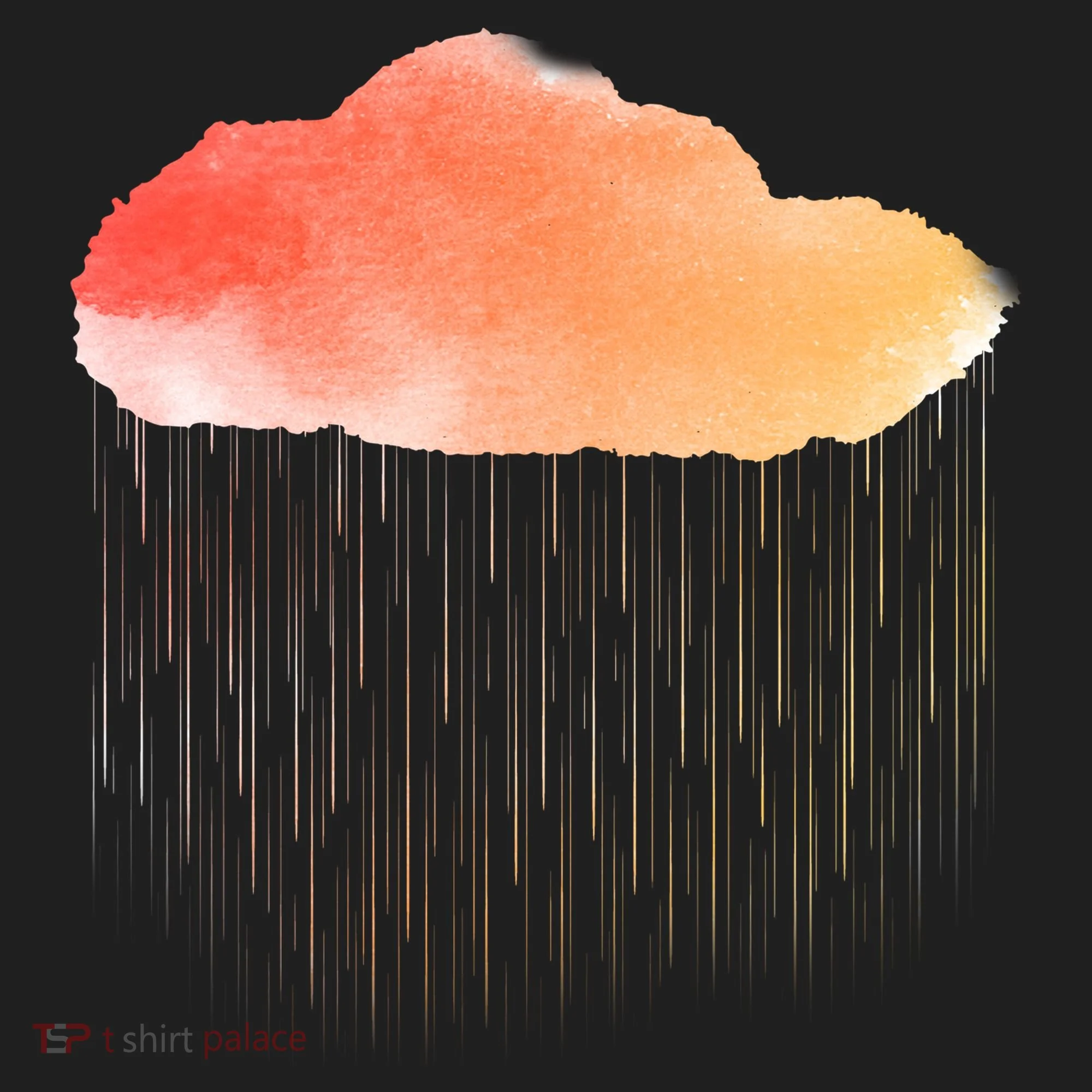 Water Color Cloud Rainy Day Women's Sweatshirt