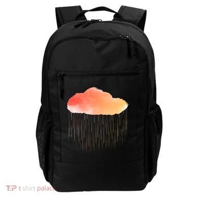 Water Color Cloud Rainy Day Backpack