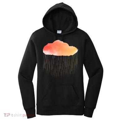 Water Color Cloud Rainy Day Women's Hoodie