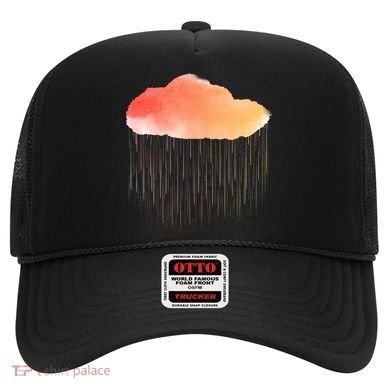 Water Color Cloud Rainy Day Hat