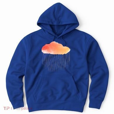 Water Color Cloud Rainy Day Hoodie