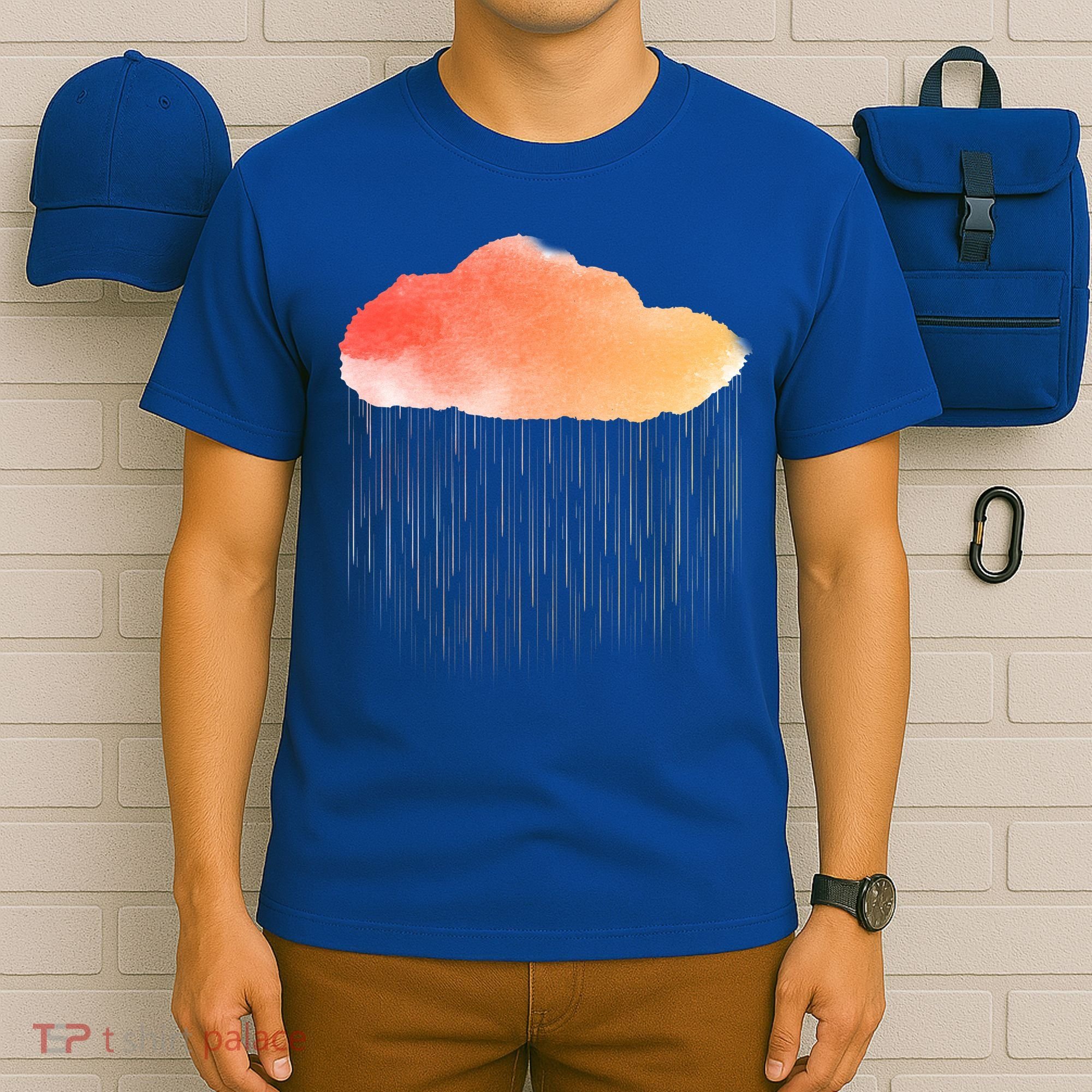 Water Color Cloud Rainy Day T-Shirt