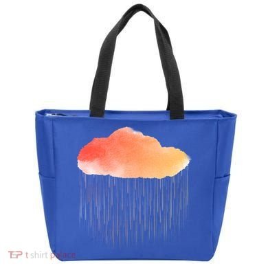 Water Color Cloud Rainy Day Tote Bag