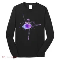 Watercolor Ballerina Long Sleeve Shirt thumb 0