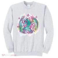 Watercolor Dragon Sweatshirt thumb 0