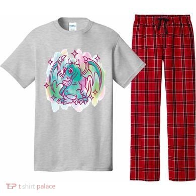 Watercolor Dragon Pajama Set
