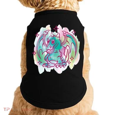 Watercolor Dragon Doggie Tank