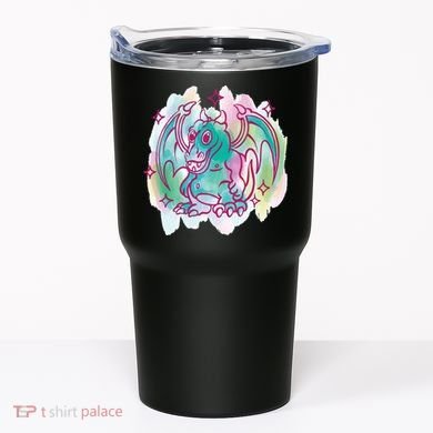 Watercolor Dragon Tumbler