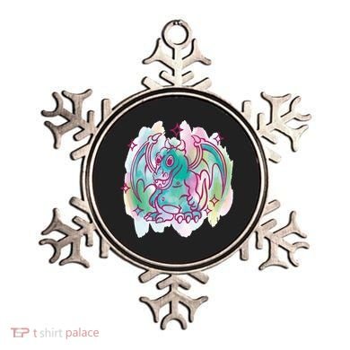 Watercolor Dragon Ornament