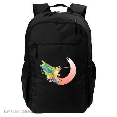 Watercolor Hummingbird Backpack