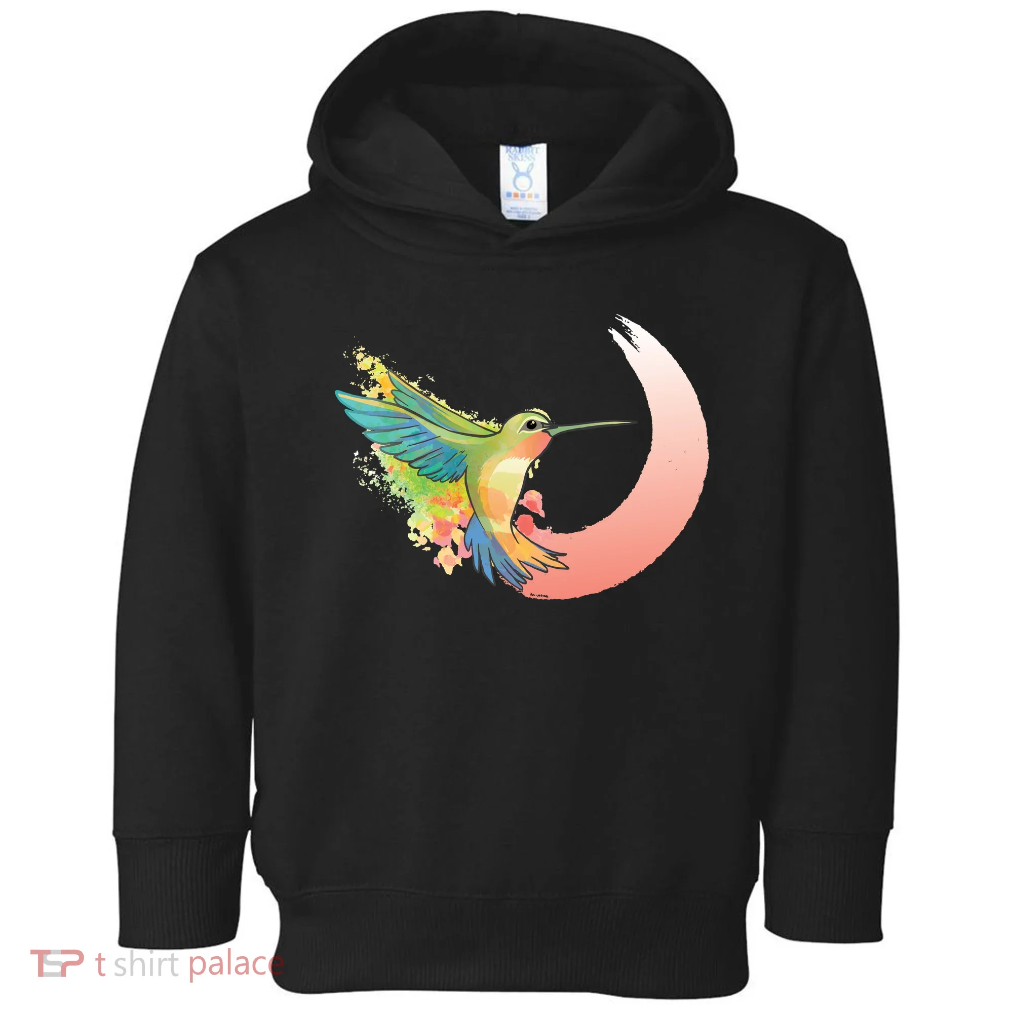 Watercolor Hummingbird Toddler Hoodie