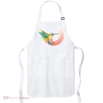 Watercolor Hummingbird Apron