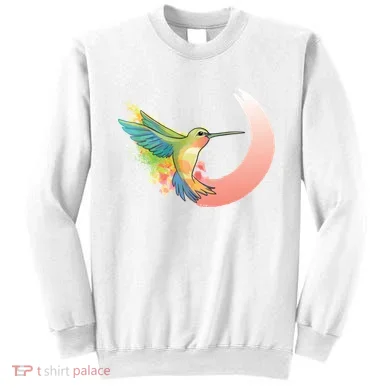 Watercolor Hummingbird Sweatshirt