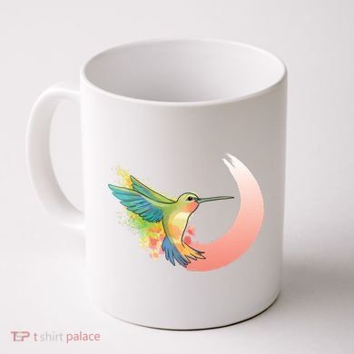Watercolor Hummingbird Coffee Mug