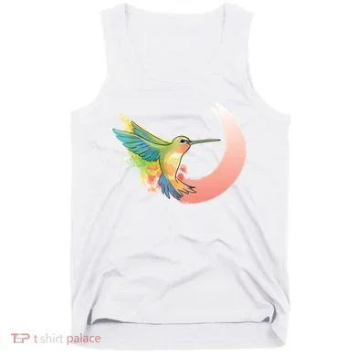 Watercolor Hummingbird Tank Top