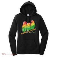 Watercolor Parrots Women's Hoodie thumb 0