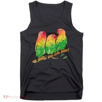 Watercolor Parrots Tank Top