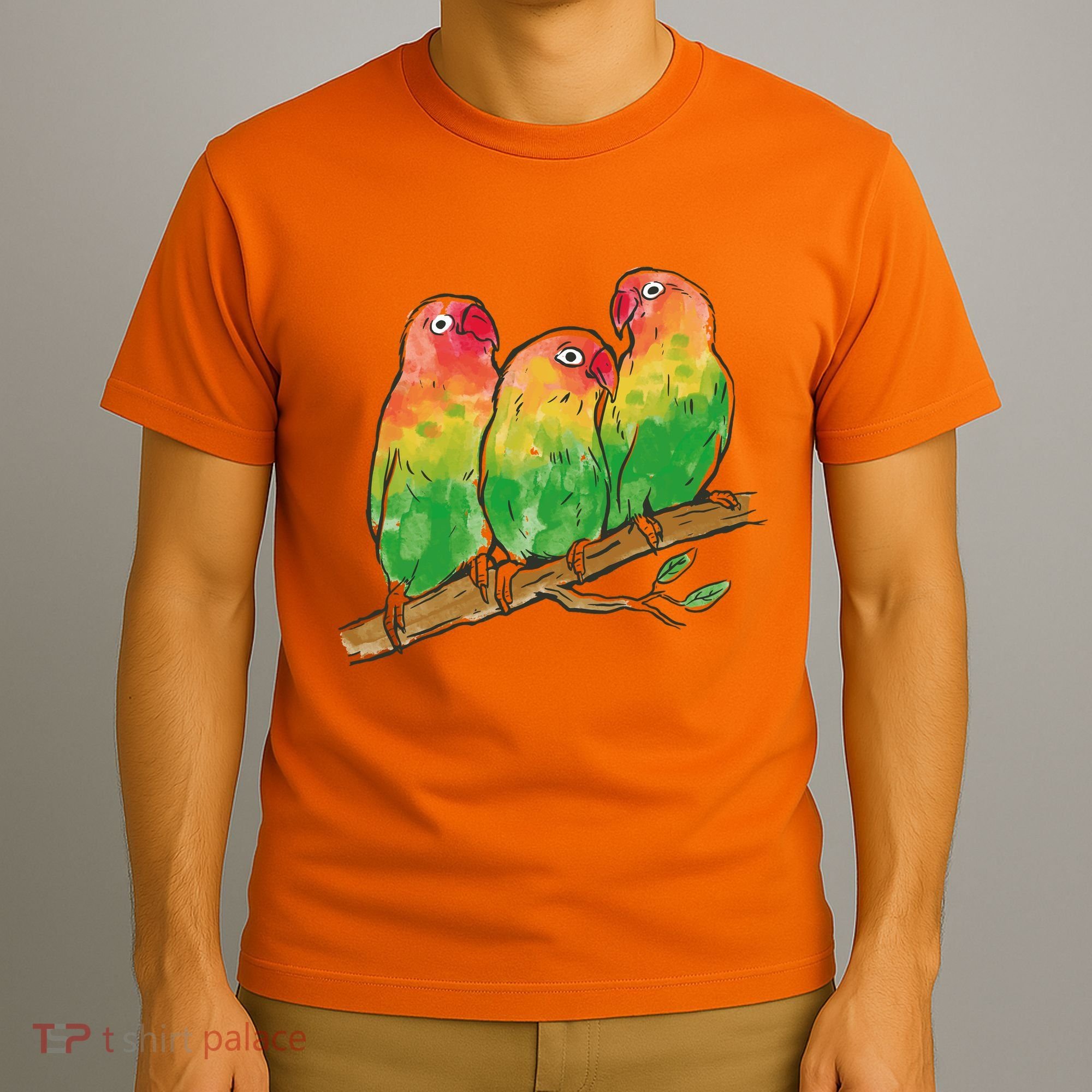 Watercolor Parrots T-Shirt