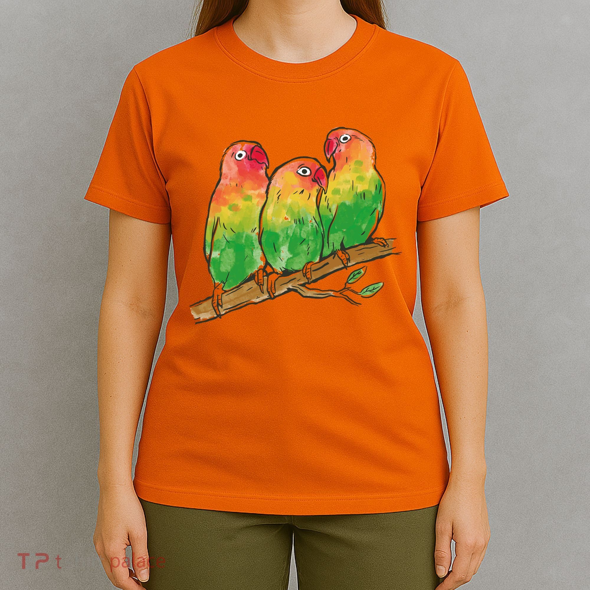 Watercolor Parrots T-Shirt