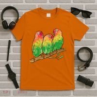 Watercolor Parrots T-Shirt thumb 5