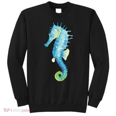 Watercolor Seahorse Sweatshirt